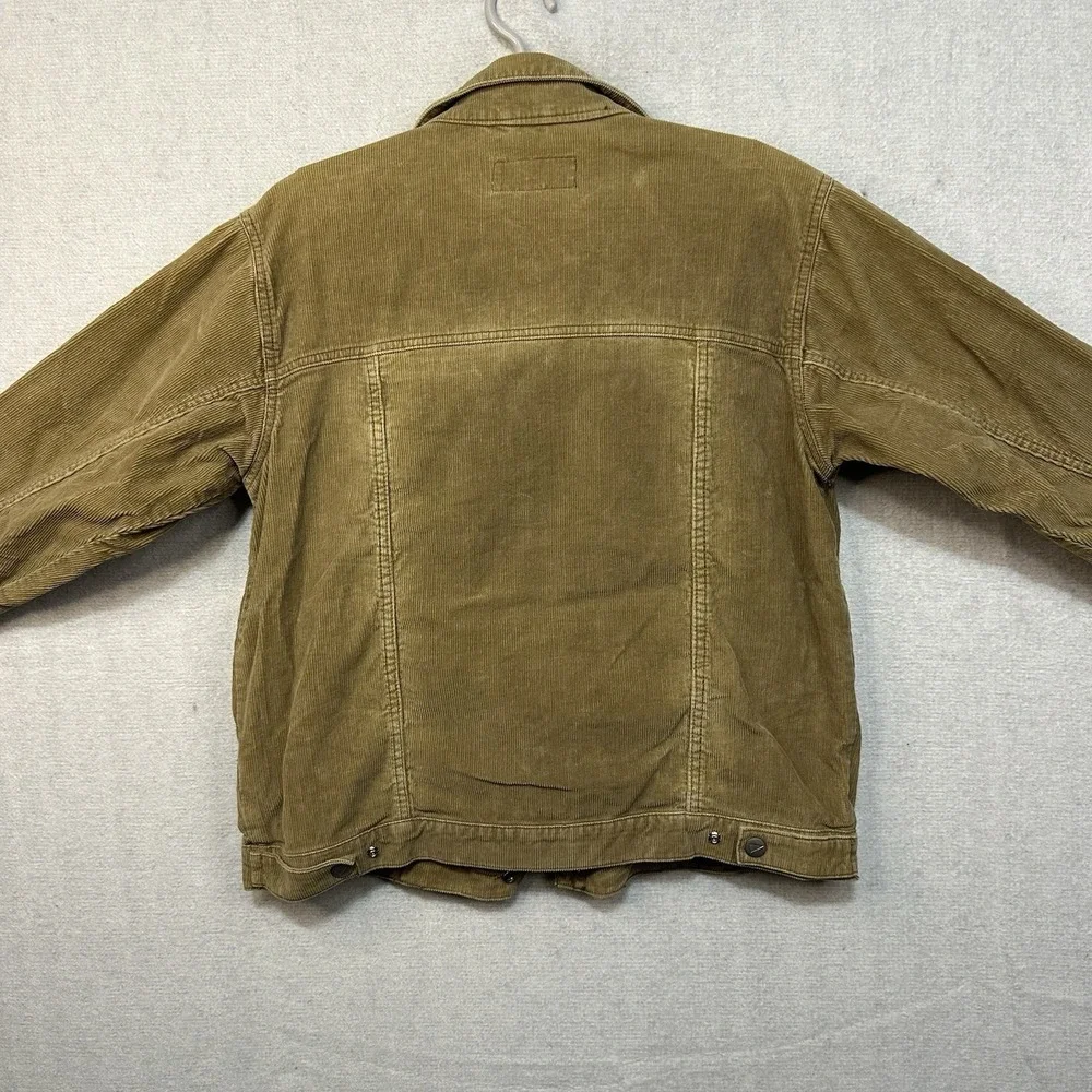 Urban Pipeline Corduroy‎ Jacket Youth XL Light Brown Trucker Snap Closure
